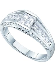 1.01CTW DIAMOND LADIES INVISIBLE RING