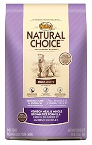 NATURAL CHOICE Sensitive Skin and Stomach Adult Venison Meal and Whole Brown Rice Formula - 30 lbs. (13.61 kg)