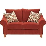 Conrad Red Loveseat