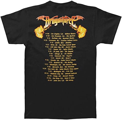 Dragonforce Men's Samaria T-shirt X-Large Black