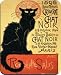 Black Cat Le Chat Noir Mouse Pad Mousepad - Ideal Gift for all Occassions