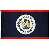Belize Flag Polyester 3 ft. x 5 ft.