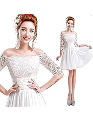 Knee Length Short 2015 Lace-Up Off the Shoulder Evening Dress/Prom Dress 