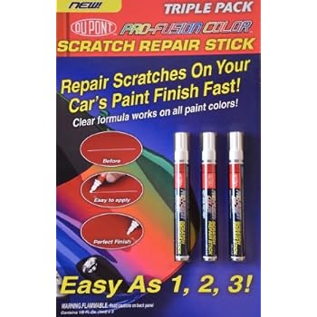 Set A Shopping Price Drop Alert For Dupont-Pro-Fusion Color Car Clear Coat Scratch Repair Stick Touch Up Pen For All Paint Colors - 3 PACK
