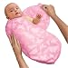 Baby : SwaddleMe MP2BF Neugeborenes/Microfleece/rosa-Schmetterlinge - Ganzkörper-Pucksack ist ideal bei Schreibabys. Small.
