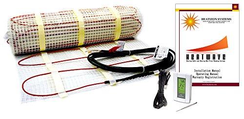 Cheap 120 Sqft Heatizon 240v Electric Floor Heating Mat With Gfci
