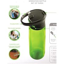 Contigo BPA Free 750 ml Hydration Bottle Set with Autoseal Technology - 1 ea Lime, Charcoal, Pink