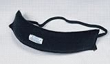 Traditional Sweatband - with Elastic Strap - Black - One Size Fits All - 2 Pack