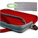 Kroo RED neoprene sleeve 10 inch with dual pockets and built in handles for Acer Aspire One AOD150 10.1-Inch laptop + Acer Keyboard Skin Cover + Vangoddy tm, Live*Laugh*Love wrist band!!!