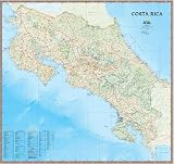 Large Costa Rica Wall Map by National Geographic, Non Laminated (36 by 39) Large Costa Rica Wall Map by National Geographic, Non-Laminated (36