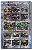 Monster Jam (Grid) Art Poster Print - 24 X 36