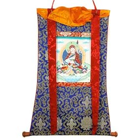 Padmasambhava Thangka Wall Hanging from Tibetan Buddhism by Buddha Groove