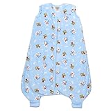 Halo Innovations Early Walker SleepSack Wearable Blanket Micro Fleece, Blue Dog, Large
