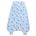 Halo Innovations Early Walker SleepSack Wearable Blanket Micro Fleece, Blue Dog, Large