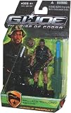 GI Joe Movie Series "The Rise of Cobra" 4 Inch Tall Action Figure - Jungle Assault Wallace "Ripcord" Weems with Booney Hat, Fully Automatic Assault Rifle, Machine Gun, Sniper Rifle, Machete, Missile Launcher with Blue Missile and Display Stand