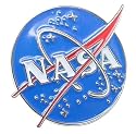 Full Color and Detail Nasa Logo Pin