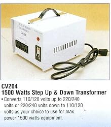 1500 Watts Step Up & Down Transformer