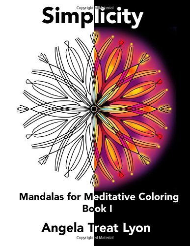 simplicity mandalas for meditative coloring book i volume 1