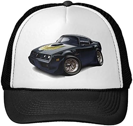 KooBee 1979-81 Trans Am Black Car Trucker Hat Color Black