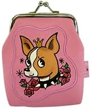 Fluff Tattoo Chihuahua- Kiss Lock Coin Purse