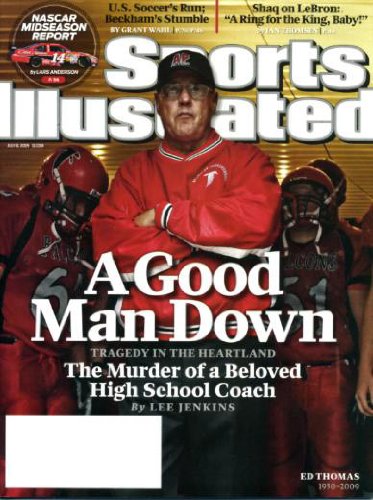 Sports Illustrated July 6 2009 Ed Thomas/Parkersburg Iowa on Cover,Adrian Gonzalez/San Diego Padres, Shaquille O'Neal/Cleveland Cavaliers, David Beckham, NASCAR Mid Season Report