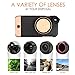 Ztylus iPhone 6 Plus Rose Gold Limited Edition Kit + Lens Camera Kit- Fisheye, Macro, Wide Angle, CPL Lens. Hand Polished Metal w/Premium Textured Leather Finish