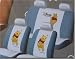 winnie the pooh universal car seat cover - 10pcs full set..blue -FREE gift of Non-slip Dash Grip Pad mat
