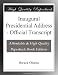 Inaugural Presidential Address - Official Transcript