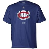 Reebok Montreal Canadiens Navy Blue Primary Logo T-shirt