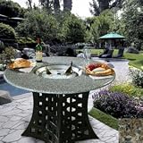 LaCosta - Black - Cooler Table - Pebble Granite