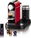 Kitchen & Housewares : Nespresso C120-US-RE-NE CitiZ Automatic Single-Serve Espresso Maker and Milk Frother, Fire-Engine Red