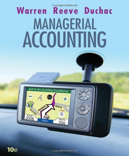 Textbook - Managerial Accounting
