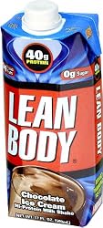 Labrada Nutrition Lean Body, Ready to Drink Chocolate Ice Cream, 17-Ounce Tetra Pak (Pack of 12)