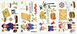 RoomMates RMK1195SCS Treasure Hunt Peel and Stick Appliques
