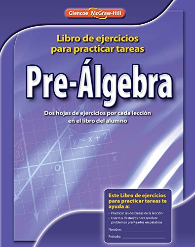 Pre-Algebra, Spanish Homework Practice Workbook (MERRILL PRE-ALGEBRA)