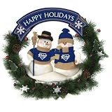 San Diego Padres Team Snowman Christmas Wreath