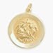 14 Karat High Polish Religious Baptismal Medal Medallion with 18
