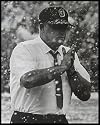 Ohio State Buckeyes - Woody Hayes in the Snow - Plaque Mounted & Laminated Print