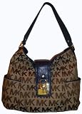 Womens Michael Kors Purse Handbag Large Shoulder Beige/Ebony/Navy 51Bjywoun1L. SL160 Womens Michael Kors Purse Handbag Large Shoulder Beige/Ebony/Navy