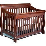Canton 4 in 1 Convertible Crib in Dark Cherry