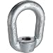Campbell 776-G 7 Eye Nut, Drop-Forged Carbon Steel Galvanized, 1" UNC-2B Tap Size, 10000 lbs Working Load Limit