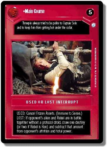Star Wars CCG Endor Uncommon Main Course