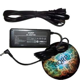 HQRP Netbook AC Adapter / Charger / Power Supply Cord for Toshiba Mini NB205 / NB205-N210 / NB205-N211 Subnotebook Replacement plus HQRP Mousepad