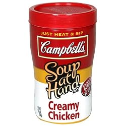 Campbell's Soup At Hand Creamy Chicken, 10.75-Ounce Microwavable Cups (Pack of 8)