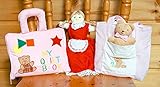 布絵本MY QUIET BOOK ベア ピンク&ベビーズバッグ クローリング゛ベア　おまけ付き　赤ずきんちゃん ハッピーギフトセット
