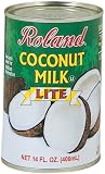 Roland Lite Coconut Milk, 14-Ounce Can (Pack of 24)
