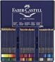 Faber-Castell ART GRIP Aquarelle Watercolor Pencils, tin of 60 114260