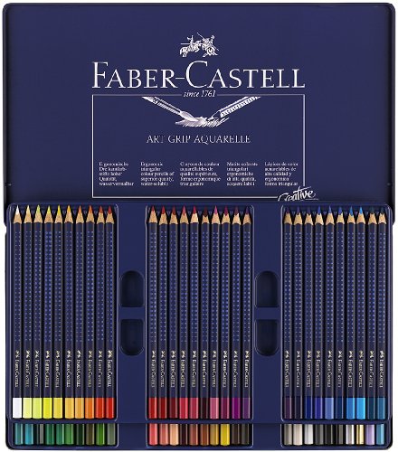 Faber-Castell 60-pc. Easy-Grip Aquarelle Set