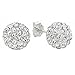 Sterling Silver Crystal Ball 6mm Stud Earrings