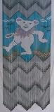 Grateful Dead Beaded Curtain ~ Bead Door Curtain ~ 64 Strands ~ 36 X 75 Inches